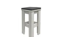 Woodlounge Barhocker mit Kissen – Bartheke, Mobile Bar, Ausschanktheke, Eventtheke