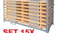 Bierzeltgarniturset 50 cm Gala 15er Set – Bierzeltgarnitur, Festzeltgarnitur, Bierbank