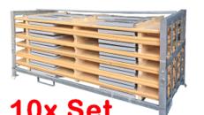 Bierzeltgarniturset 50 cm Gala 10er Set – Bierzeltgarnitur, Festzeltgarnitur, Bierbank