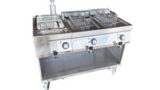 Doppelfriteuse 20kw Zanussi – Bartheke, Mobile Bar, Ausschanktheke, Eventtheke, Gastrogerät