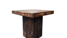 Woodlounge Bistrotisch Industrial – Miettisch, Eventtisch, Veranstaltungstisch, Partytisch