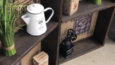 Dekoregal für Kaffeebar – Miettisch, Eventtisch, Veranstaltungstisch, Partytisch, Bartheke
