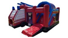 Hüpfburg Feuerwehr Multiplay – Springburg, Luftburg, Kinderhüpfburg, Eventmodul