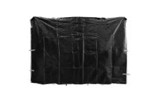Seitenwand 3 x 2.1 m ohne Fenster schwarz für Cateringzelt (schwer)