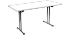 Konferenztisch rechteckig 1,2 x 0,5 m – Miettisch, Eventtisch, Veranstaltungstisch, Partytisch