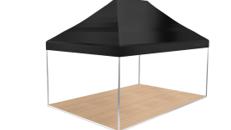 Mastertent 4 x 6 m schwarz