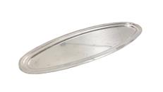 Silber Tablett Oval Groß – Bartheke, Mobile Bar, Ausschanktheke, Eventtheke, Cateringzubehör