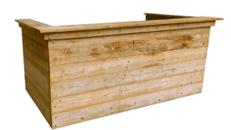 Bar-Theke Natura groß – Bartheke, Mobile Bar, Ausschanktheke, Eventtheke
