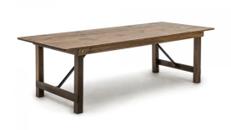 Massivholz Klapptisch – Miettisch, Eventtisch, Veranstaltungstisch, Partytisch