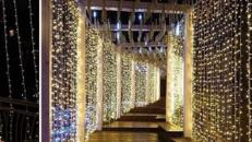 Lichtervorhang 3x3m LED