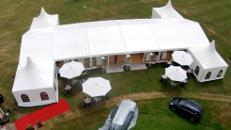 Festzelt 10 x 35 m mit Boden – Veranstaltungszelt, Festzelt, Eventzelt, Partyüberdachung