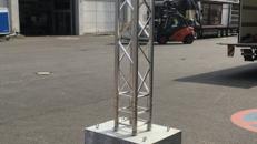 Spindelfuß SET für Eventgewicht 500 KG – Veranstaltungszelt, Festzelt, Eventzelt, Partyüberdachung