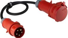 16A Stecker auf 32A Kupplung Adapter – Eventstrom, Baustrom, Stromtechnik, Stromversorgung