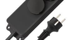 2-Fach Outdoor Schuko Verteiler – Eventstrom, Baustrom, Stromtechnik, Stromversorgung