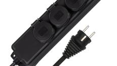 4-Fach Outdoor Schuko Verteiler – Eventstrom, Baustrom, Stromtechnik, Stromversorgung