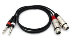 6,3mm Klinke auf XLR female Kabel – Partyverleih