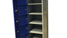 Schließfachschrank - 8 Fach – Garderobenständer