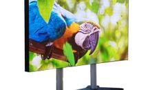 100 Zoll TV 4K UHD mit E- Standfuss – Bildtechnik, Präsentationstechnik, Medientechnik, Videotechnik