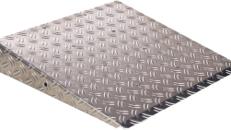 Aluminium Rampe 1m breit – Bühne