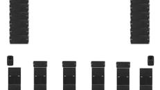 DVA Line Array Set FLY18T-12B-2L
