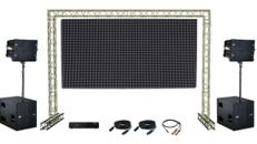 Multimedia SET LEDWALL1-PA – Bildtechnik, Präsentationstechnik, Medientechnik, Videotechnik