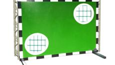 Auffangnetz mit Gestell SET für Torwand – Eventattraktion, Aktionsgerät, Unterhaltungsmodul