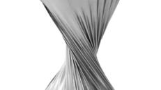 Stretchhusse Silber 1 teilig. – Stehtisch, Bistrotisch, Hochtisch, Partytisch, Miettisch, Eventtisch