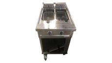 Doppelfritteuse elekt. 20 kW – Bartheke, Mobile Bar, Ausschanktheke, Eventtheke, Gastrogerät