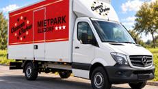 Großraumtransporter Transporter 4320 x 2060 x 2430mm Umzugswagen Vermietung MB-Sprinter Kofferaufbau