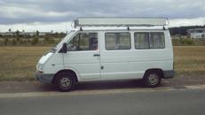 Kleintransporter mit Fahrer zu mieten.