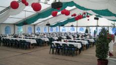 Festzelt für bis zu 150 Personen 10 x 15 m