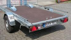 2-er Motorradanhänger Motorradtrailer mieten