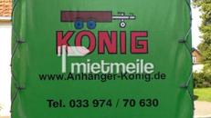 Anhänger Einachser Plane & Spriegel