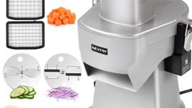 Gemüseschneider elektrisch gewerblich würfeln zerkleinern Pommes Frites schneiden Klinge austauschen