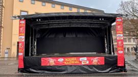 mobile Bühne, Trailerbühne 8m x 6m