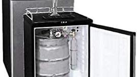 Fassbierkühlschrank Bierzapfanlage Zapfanlage bis 50 L Fässer inkl. edler Zapfsäule und Kompensator