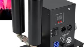 CO2-Nebelmaschine Rauchmaschine CO2-Jet-Bühneneffektmaschine 5 – 6 m Höhe 250W professionell Doppel
