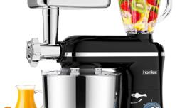 Universal Küchenmaschine 2000 W Multifunktionale Knetmaschine 6-stufig Fleischwolf Mixer Küchenmixer