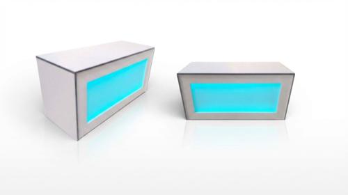 LED Bar mieten – Modulare Leuchttheke mit Farbwechsel & Fernbedienung