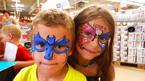 Kunst- & Kinderschminken inkl. Glitzertattoos