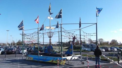 Kinder-Hochseilgarten, mobil