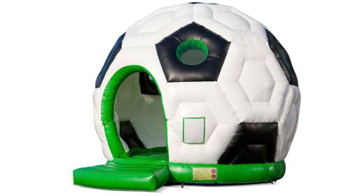 runde HÜPFBURG FUSSBALL (Fußball) mieten