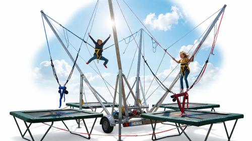 Vierer Trampolin – Quadro Jump mieten