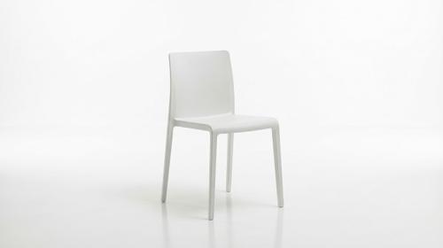 Bankettstuhl "KU" mieten – Moderner Stuhl (Weiß) für Industrie-Events & Hochzeiten