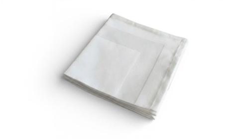 Stoffserviette mieten – Weiß oder Creme (50 x 50 cm) – Gastro-Qualität