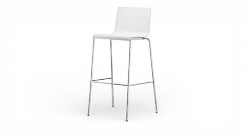 Design Barhocker Kuadra mieten – Weiß & Modern – Stapelbar & Ergonomisch