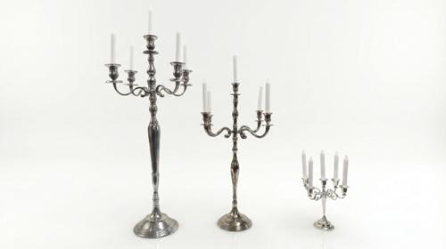 Kerzenständer mieten – Edle Kandelaber in Silber & Gold für Ihre Tischdeko