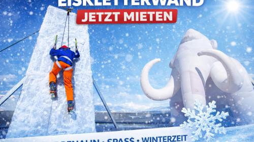 Mobile Eiskletterwand mieten