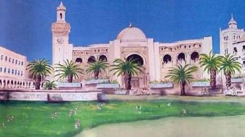 Tunis Kulisse, Tunis, Kulisse, Tempel, Indien, indisch, Orientalisch, Orient, Tempelkulisse, Dekoration, Tunesien