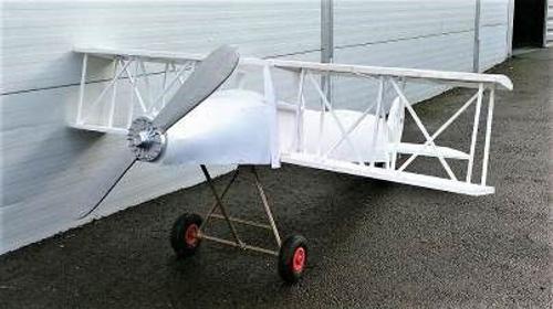 Doppeldecker Flugzeug, Propeller, Propellermaschine, Einmotorige Maschine, Flugzeug, Fliegen, Dekoration, Flugmaschine